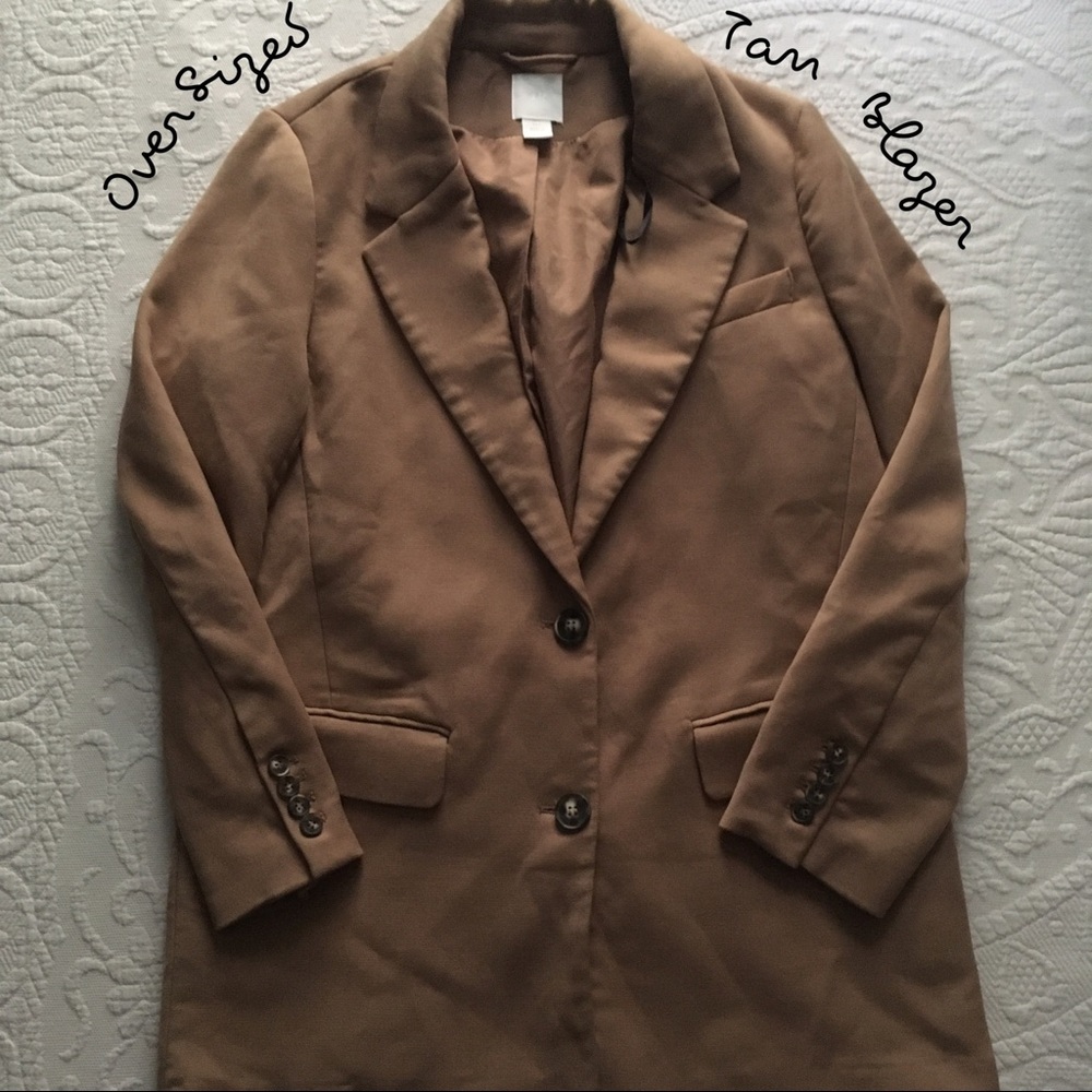 Oversized Tan Blazer / Coat